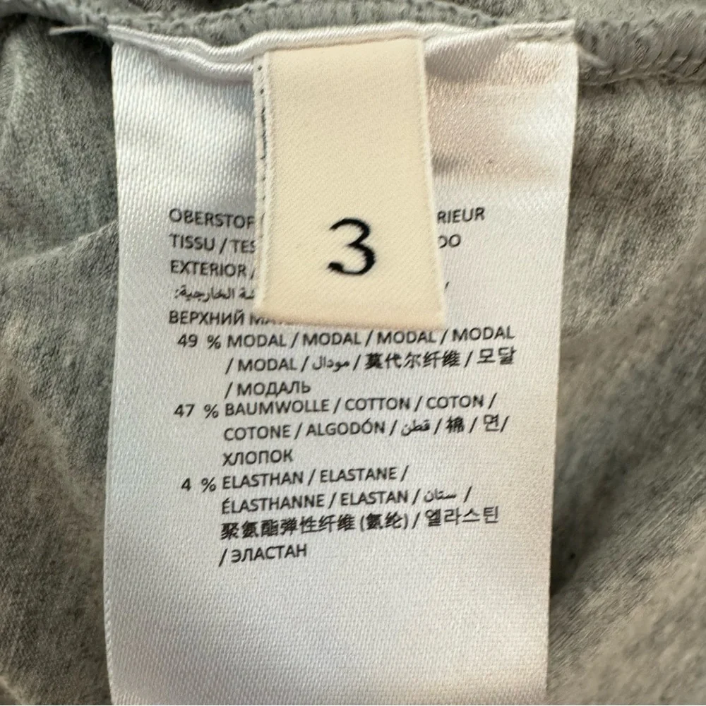 DOROTHEE SCHUMACHER Grey Satin Jersey Sleeveless Top Size 3/Medium - Picture 3 of 14